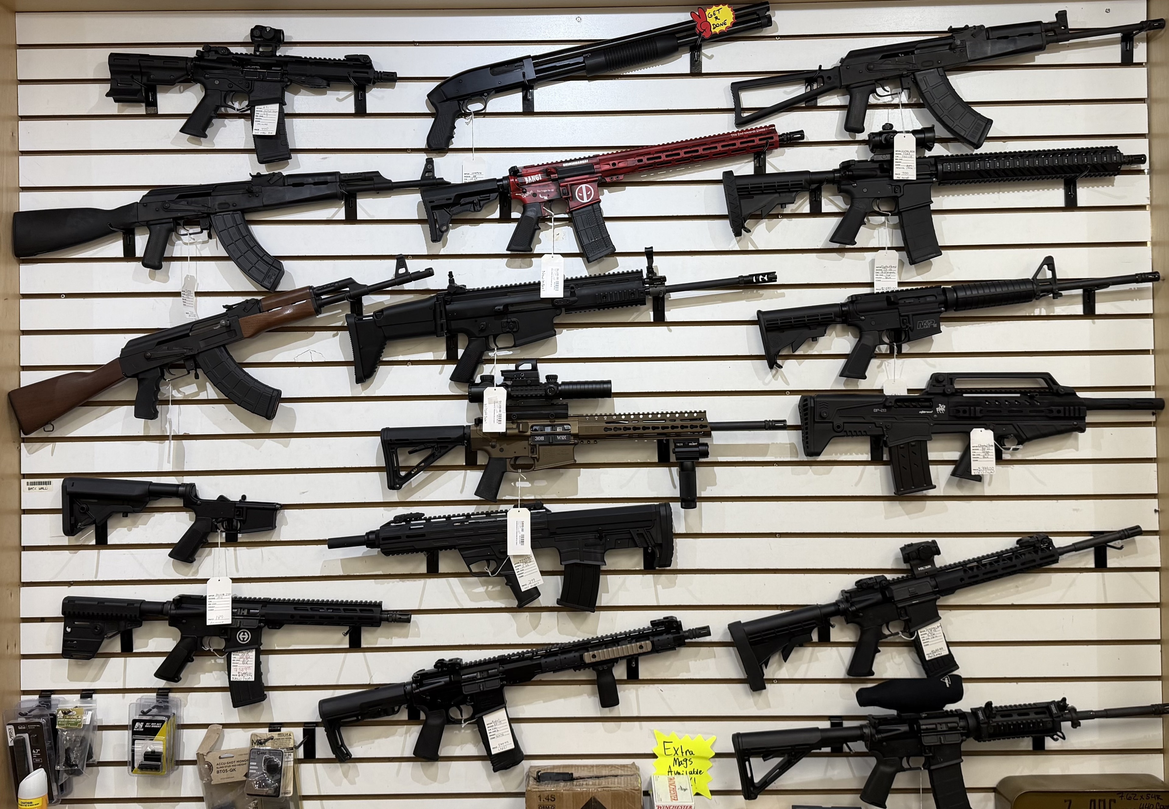 Firearms available at Buccaneer Pawn